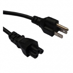 Brobotix Cable de Corriente para Laptops, 1.8 Metros, Negro 