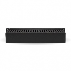 BRobotix Organizador Horizontal, 2U, Negro 
