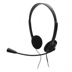 BRobotix Audífonos con Microfono 888900, Alámbrico, 1.4 Metros, 3.5mm, Negro 