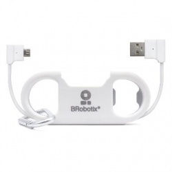 BRobotix Cable USB Macho - Micro-USB B Macho, 21cm  
