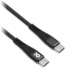 BRobotix Cable USB C Macho - USB C Macho, 1 Metro, Negro 