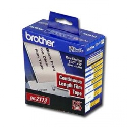 Cinta Brother Continua DK2113 Transparente, 62mm x 15.2m 