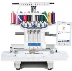 Brother PR1055X Máquina de Coser Profesional, 10 Agujas, Blanco 