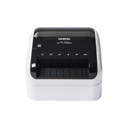 Brother QL-1110NWB, Impresora de Etiquetas, Térmica Directa, 300 x 300 DPI, Bluetooth/USB, Negro/Blanco 