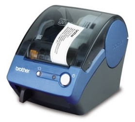 Brother QL-500, Impresora de Etiquetas, Térmica Directa, 90mm/s, USB, Azul 