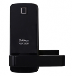 Bruken Assa Abloy Cerradura Inteligente BRK3551B, Código/Lector de huellas dactilares/RF Card, 100 Usuarios 