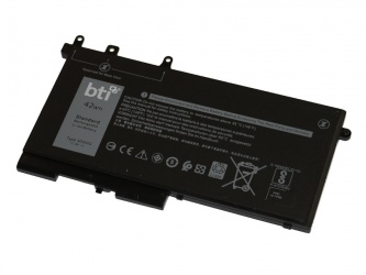 Batería BTI 3DDDG-BTI Compatible, 3 Celdas, 11.4V, 3684mAh, para Dell Latitude 