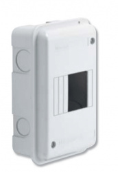 Bticino Caja de Resina para Pared E113/4E, 4 Módulos, Blanco 