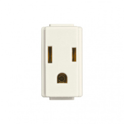 Bticino Tomacorriente E2023, 1 Enchufe, 127V, 15A, Marfil 