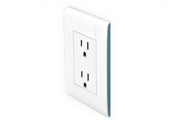 Bticino Tomacorriente con Protección Infantil E6028NAQPTL, 2 Enchufes, 127 - 250V, 15A, Blanco 