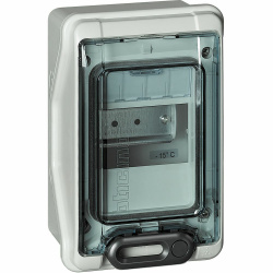 Bticino Caja de Resina para Pared F107N4D, 4 Módulos, Blanco 