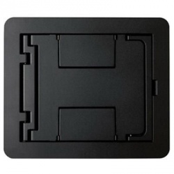 Bticino Tapa Lisa de Pared, Negro 