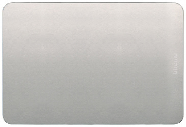 Bticino Placa Ciega de Aluminio para Pared JA4803M0AAQ, Natural 