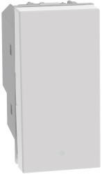 Bticino Interruptor JW4004Q, 4 Vías, 10A, 127V, Blanco 