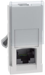 Bticino Conector RJ-45 Cat 6 JW4279C6Q, 1 Puerto, Blanco 