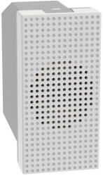 Bticino Zumbador JW4356V127Q, 1 Módulo, 127V, Blanco 