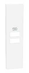 Bticino Tapa de Pared KW13C, 2 Módulos USB, Blanco 