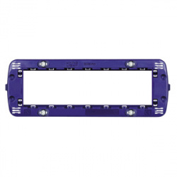 Bticino Placa de Pared LN4707, 7 Puertos, Azul 