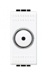 Bticino Atenuador N4581, Giratorio, 1 Módulo, Blanco 