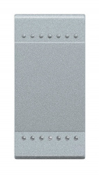 Bticino Apagador Sencillo NT4001N, 1 Vía, 127V, 16A, Gris 