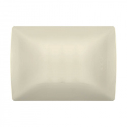 Bticino Placa Ciega de Resina con Chasis QZ4803M0MA, Marfil 