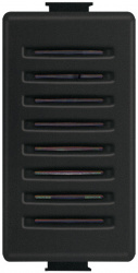 Bticino Zumbador QZ5047V127B, 1 Módulo, 127V, Negro 