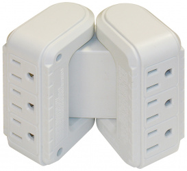 Bticino Tomacorriente S2049, 1 Enchufes, 100 - 240V, 15A, Blanco 