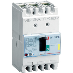 Bticino Interruptor Termomagnético de 3 Polos T713E63, 600V, 63A 