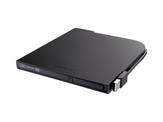 Buffalo DVSM-PT58U2VB Quemador de DVD, 8x/8x, USB 2.0, Externo, Negro 