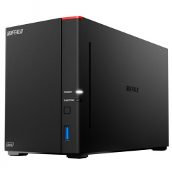Buffalo LinkStation LS720D NAS de 2 Bahías, 8TB, Hexa-core 1.30GHz, USB 2.0/3.2, RJ-45, Negro — Incluye Discos Duros 