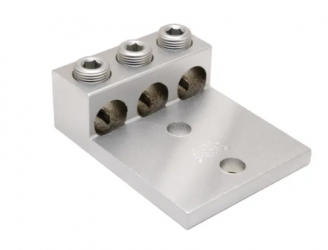 Burndy Terminal para Cable K3A26U2N, 3 Polos, 14 AWG, Aluminio, 1 Pieza 