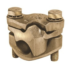 Burndy Conector Paralelo QPX2828, 2 Orifícios, para Cobre/Aluminio 