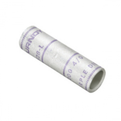 Burndy Terminal de Empalme de Comprensión YS28L, Púrpura, 100 Piezas 