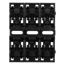 Portafusibles Bussmann Clase CC, 20A, 600V, Negro 