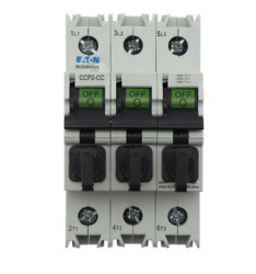 Protector de Circuitos para Fusibles Bussmann Clase CC, 3 Polos, 30A, 600V, Gris 