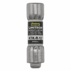 Fusible Pequeño Bussmann Acción Rápida, 12A, 600V 