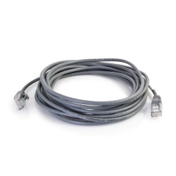 C2G Cable Patch Cat5e UTP sin Enganches Delgado RJ-45 Macho - RJ-45 Macho, 3.9 Metros, Gris 