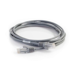 C2G Cable Patch Cat6 UTP sin Enganches Delgado RJ-45 Macho - RJ-45 Macho, 60cm, Gris 