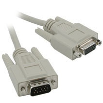 C2G Cable VGA Macho - VGA Hembra, 3 Metros, Gris 