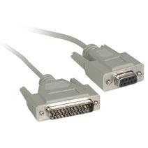 C2G Cable Serial DB25 Macho - DB9 Hembra, 7.6 Metros, Blanco 