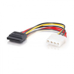 C2G Cable de Poder SATA 15-pin Hembra - LP4 Hembra, 15cm 