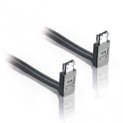 C2G Cable eSATA 90° 7-pin Macho - eSATA 90° 7-pin Macho, 1 Metro, Negro 