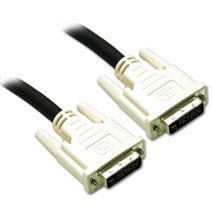 C2G Cable DVI-I Dual Link Digital Macho - DVI-I Dual Link Análogo Macho, 1 Metro, Blanco 