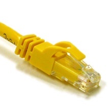 C2G Cable Patch Cat6 UTP sin Enganches RJ-45 Macho - RJ-45 Macho, 7.6 Metros, Amarillo 