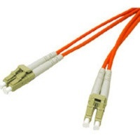 Cable Fibra Óptica Dúplex Multimodo OM2 LC Macho - LC Macho, 50/125, 20 Metros, Naranja 