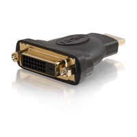 C2G Adaptador HDMI Macho - DVI-D Dual Link Hembra, Negro/Dorado 