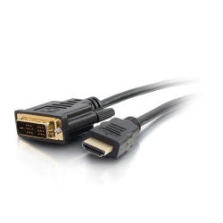 C2G Cable HDMI Macho - DVI-D Macho, 2 Metros, Negro 