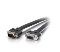 C2G Cable VGA Macho - VGA Hembra, 90cm, Negro 