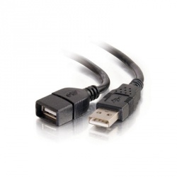 C2G Cable USB A Macho - USB A Hembra, 1 Metro, Negro 