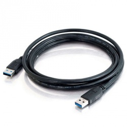 C2G Cable USB A Macho - USB A Macho, 1 Metro, Negro 